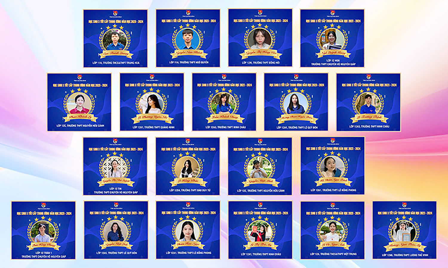 Quảng Bình có 19 học sinh đạt "Học sinh 3 tốt" cấp Trung ương năm học 2023-2024