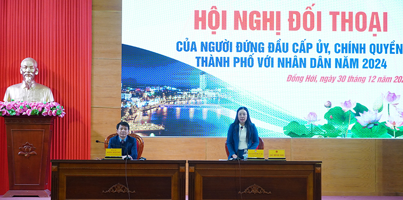 TP. Đồng Hới: Đối thoại giữa người đứng đầu cấp ủy, chính quyền với nhân dân