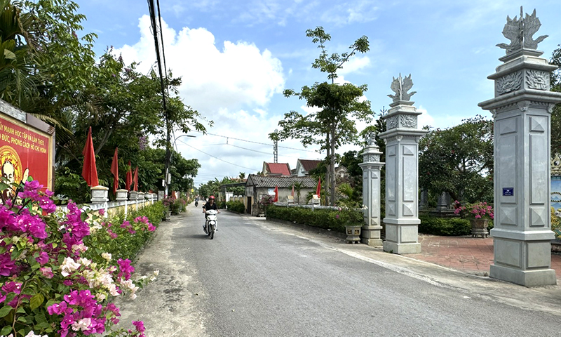 Lệ Thủy: Đạt 400 tiêu chí xây dựng nông thôn mới