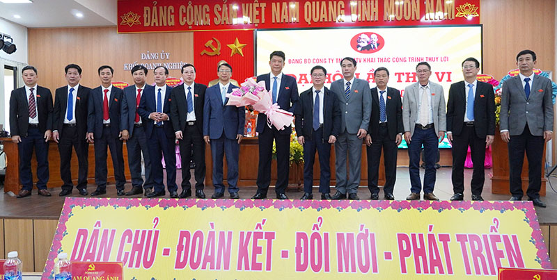 Đại hội Đảng bộ Công ty TNHH MTV Khai thác công trình thủy lợi lần thứ VI