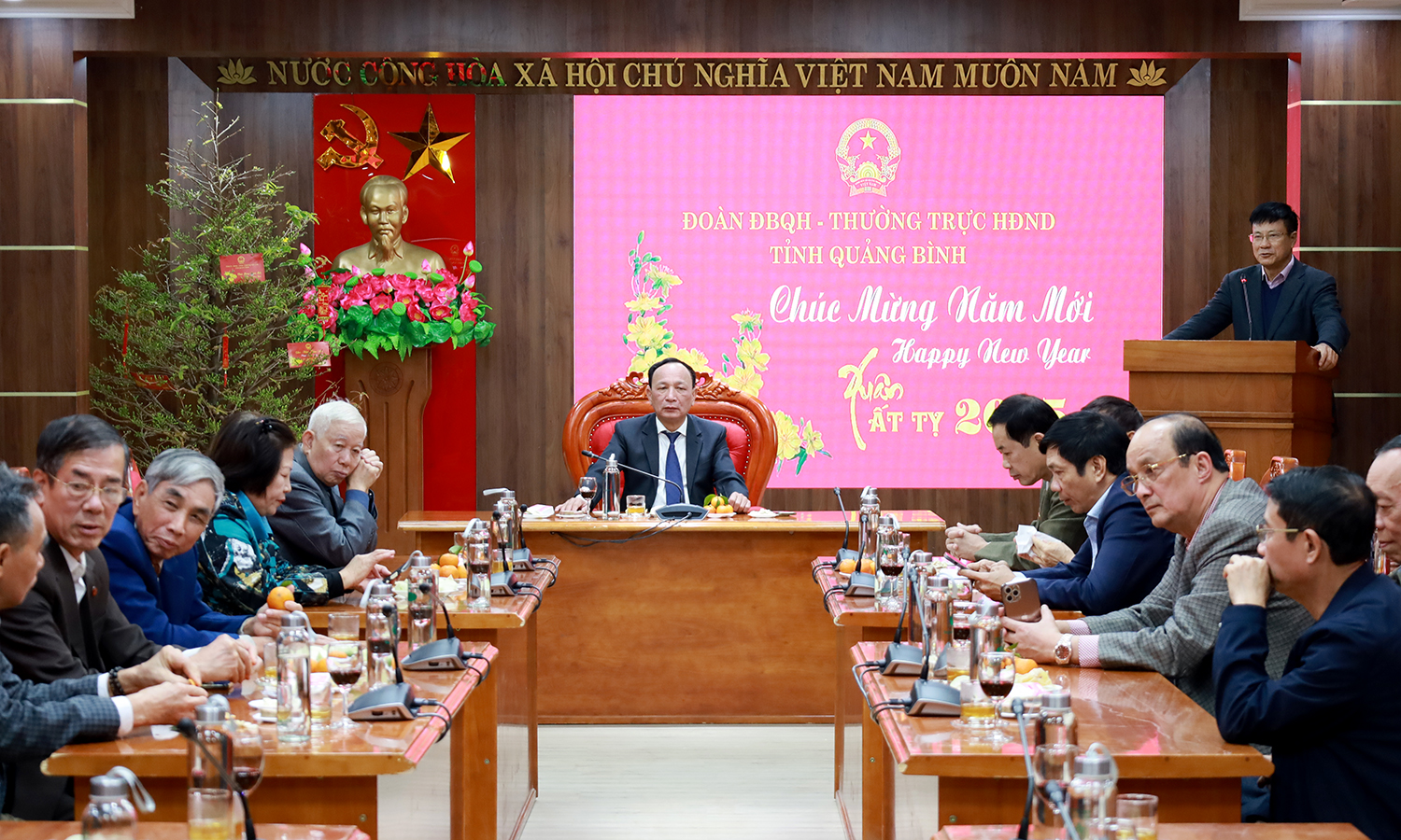 Gặp mặt các đồng chí nguyên cán bộ lãnh đạo HĐND và Đoàn ĐBQH tỉnh