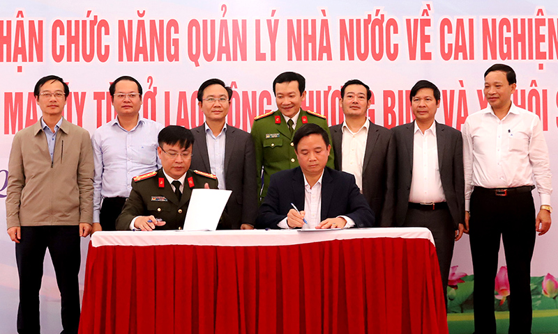 Bàn giao và tiếp nhận Cơ sở cai nghiện ma túy tỉnh