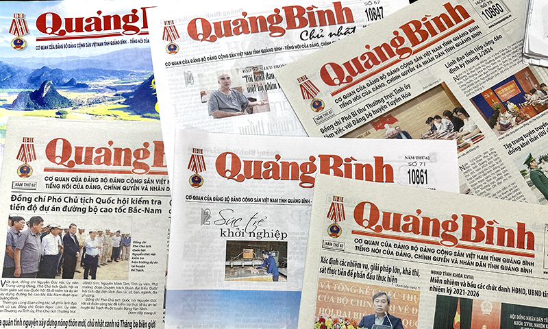 Thông báo về việc gửi tác phẩm báo chí dự Giải báo chí Quảng Bình lần XIX-năm 2024