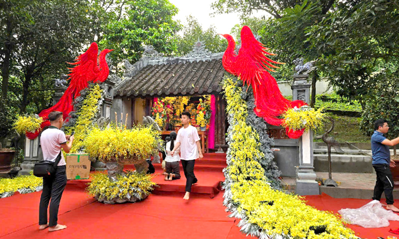 Sẵn sàng cho lễ hội Hoành Sơn Thánh Mẫu
