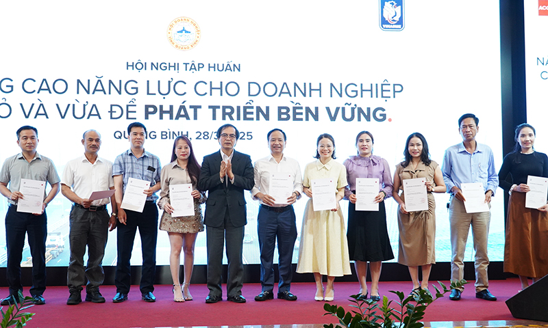 Hội thảo nâng cao năng lực cho doanh nghiệp nhỏ và vừa để phát triển bền vững