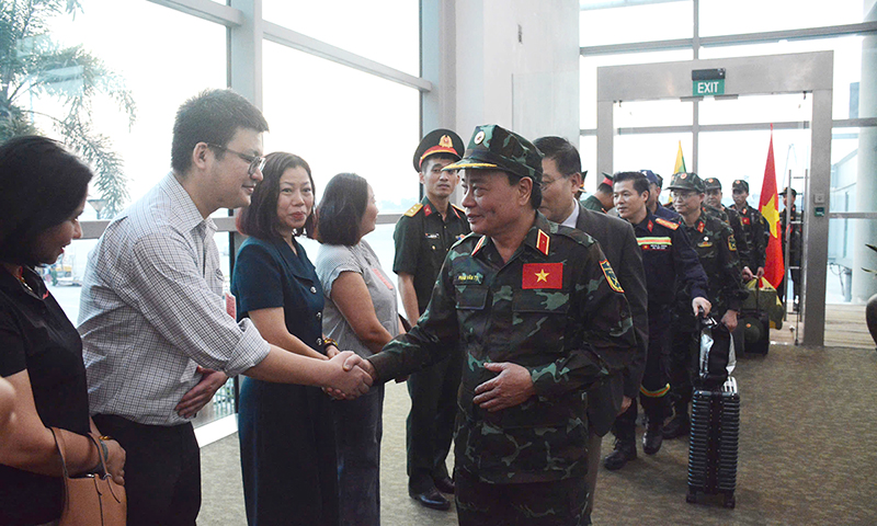 Động đất tại Myanmar: Đội cứu hộ, cứu nạn của Việt Nam đã đến sân bay Yangon