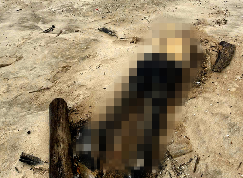 Phát hiện 1 thi thể trôi dạt vào bãi biển xã Bảo Ninh