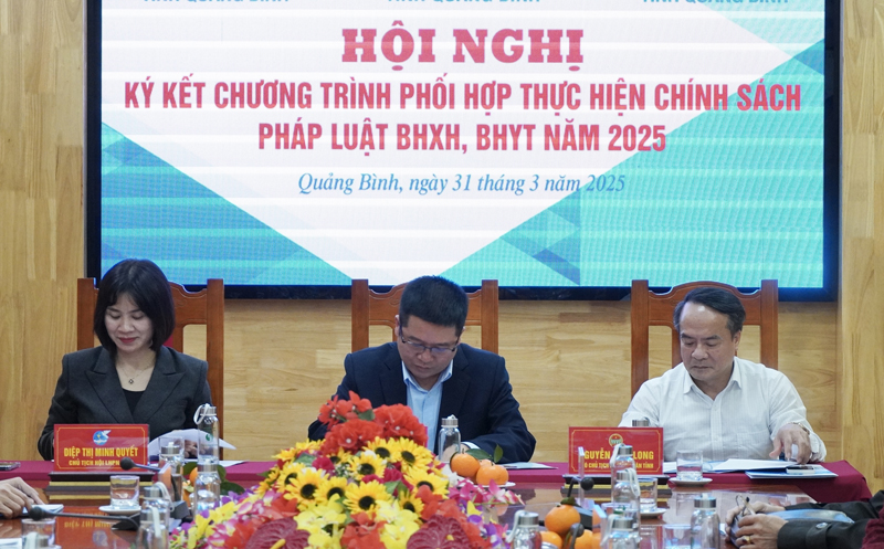 Ký kết phối hợp thực hiện chính sách, pháp luật BHXH, BHYT