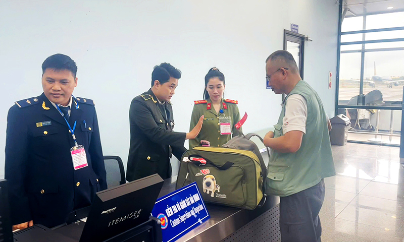 Bảo đảm an ninh hàng không tại Cảng hàng không Đồng Hới