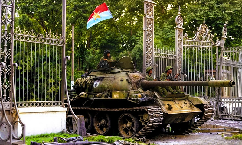 50 năm và ẩn số trong bức ảnh xe tăng tiến vào Dinh Độc Lập