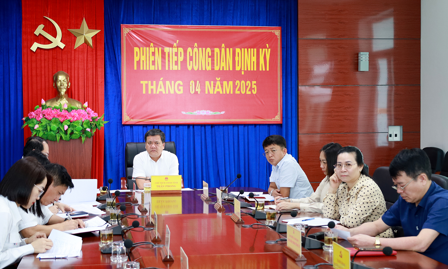 Lãnh đạo tỉnh tiếp công dân định kỳ tháng 4/2025