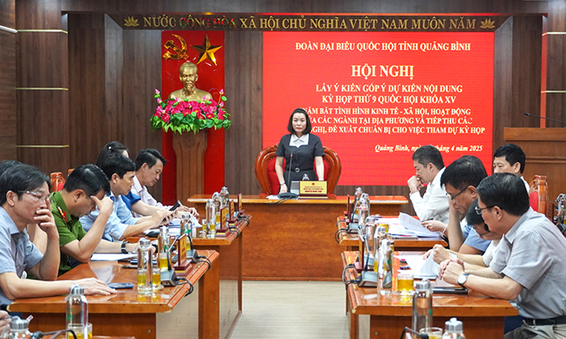 Lấy ý kiến góp ý dự kiến nội dung, chương trình kỳ họp thứ 9, Quốc hội khóa XV