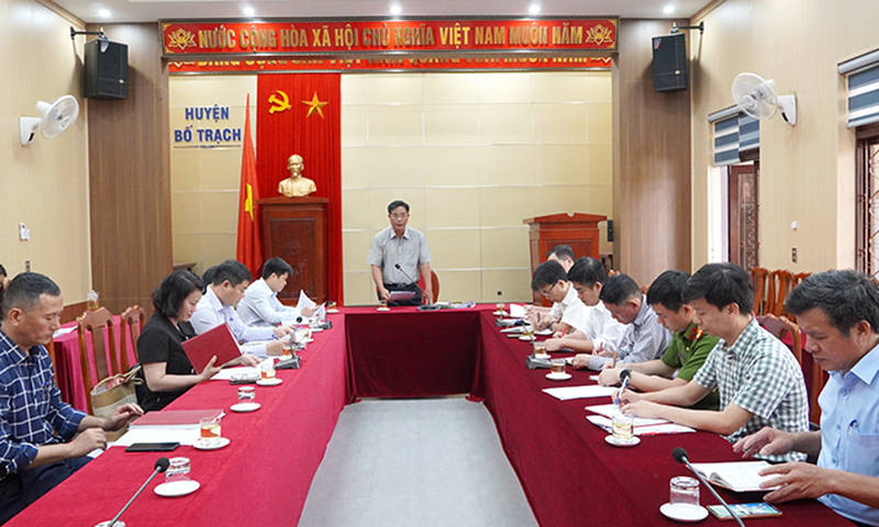Bố Trạch: Công bố thông tin cưỡng chế, buộc khắc phục hậu quả vụ việc vi phạm pháp luật về đất đai