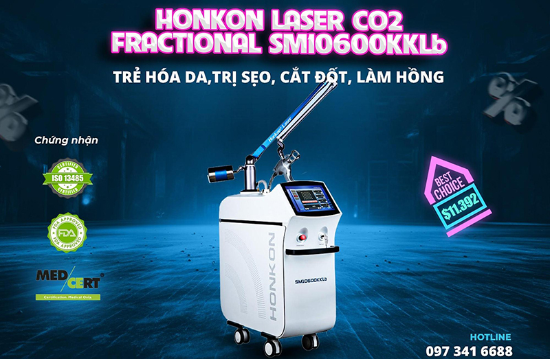 Máy trị sẹo Laser CO2 công nghệ cao từ Hakai Việt Nam: Uy tín và chất lượng hàng đầu