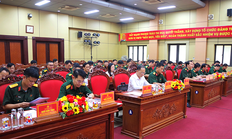 Đảng ủy Quân sự tỉnh: Tổng kết công tác kiểm tra, giám sát nhiệm kỳ 2020-2025