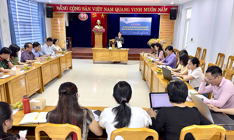 Hội Liên hiệp Phụ nữ tỉnh tham gia góp ý sửa đổi Hiến pháp năm 2013