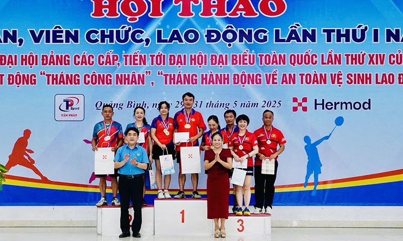 Bế mạc hội thao công nhân, viên chức, lao động lần thứ nhất năm 2025