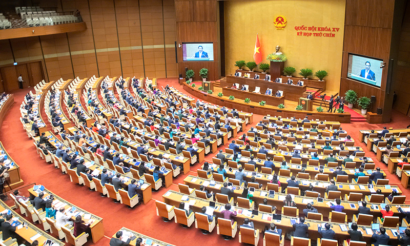 Quốc hội biểu quyết thông qua Nghị quyết sửa đổi Hiến pháp năm 2013