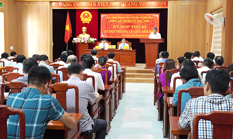 HĐND huyện Tuyên Hóa: Tổng kết hoạt động nhiệm kỳ 2021-2026