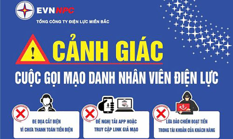 EVN cảnh báo thủ đoạn lừa đảo mới liên quan hợp nhất địa giới hành chính